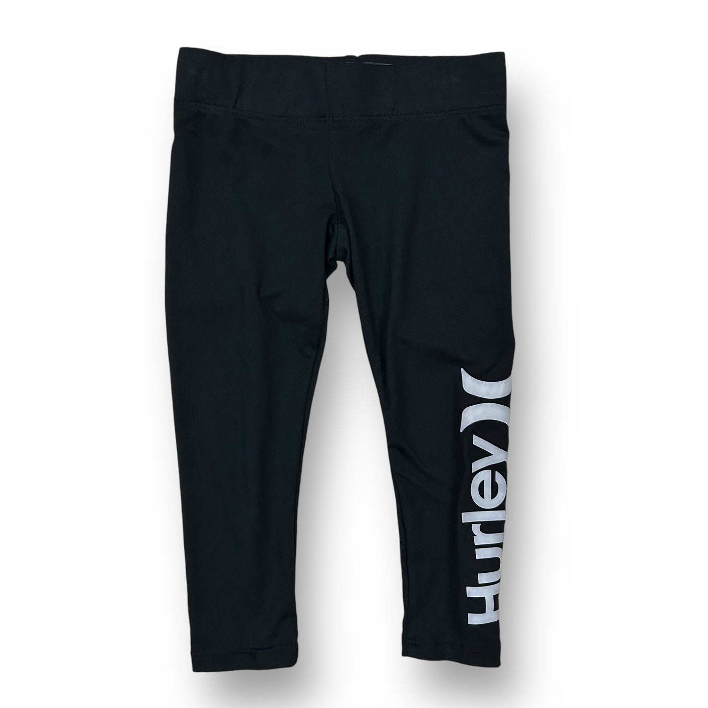 Hurley Girls Size 4T Athletic Shorts Black Activewear Capri Leggings