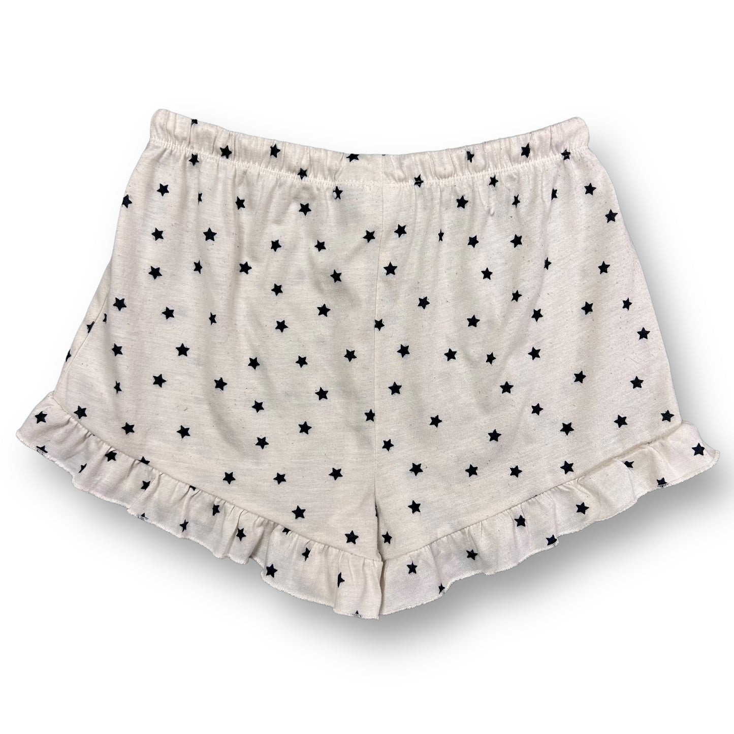 Girls Tucker Tate Size 10/12 L Cream Star Print Pajama Shorts