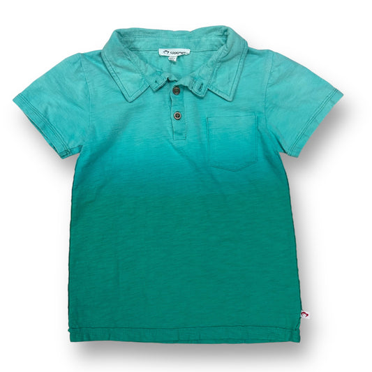 Boys Appaman Size 7 Green Two-Tone Ombre Pocket Polo Shirt