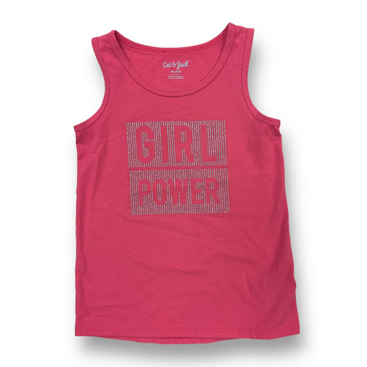 Girls Size 4/5 Sleeveless Top Cat & Jack Pink Girl Power Tank