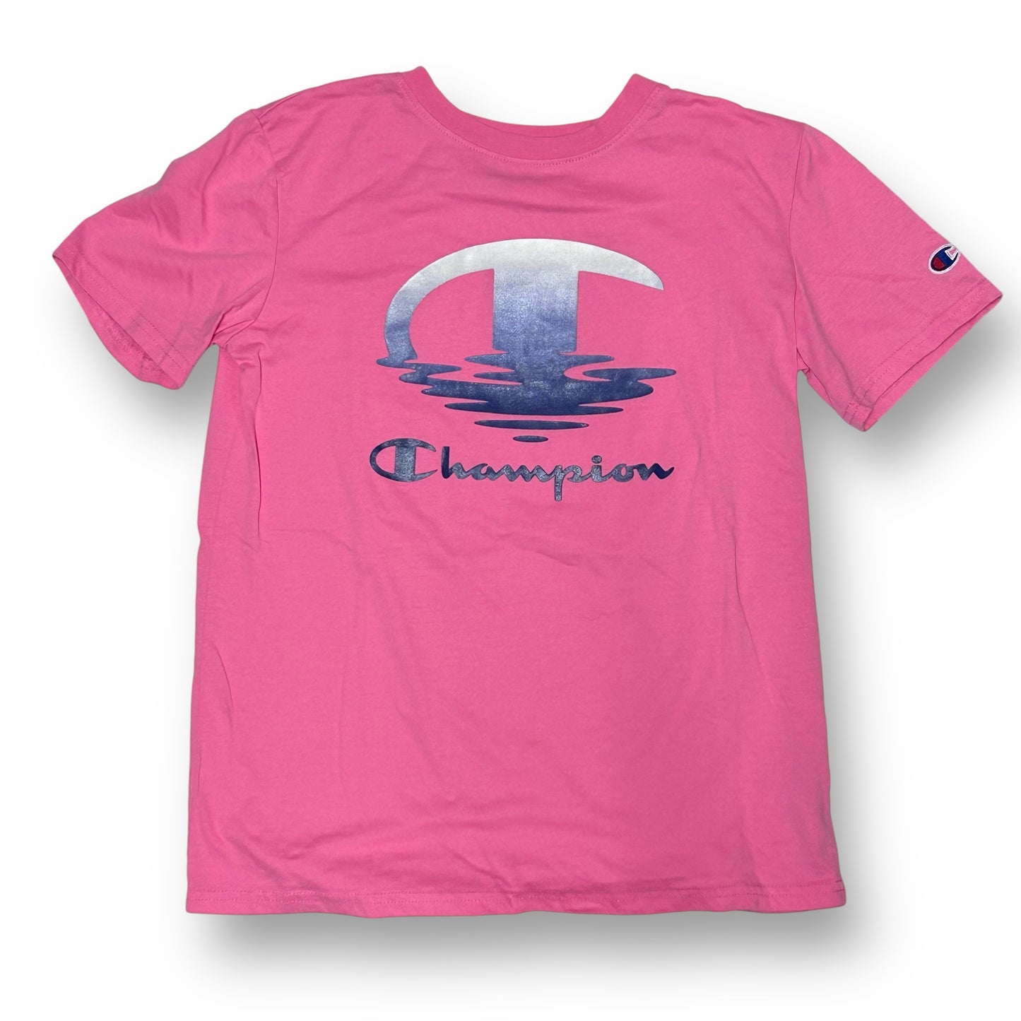 Girls Size 14/16 Youth Champion Pink Short Sleeve Athletic Tee