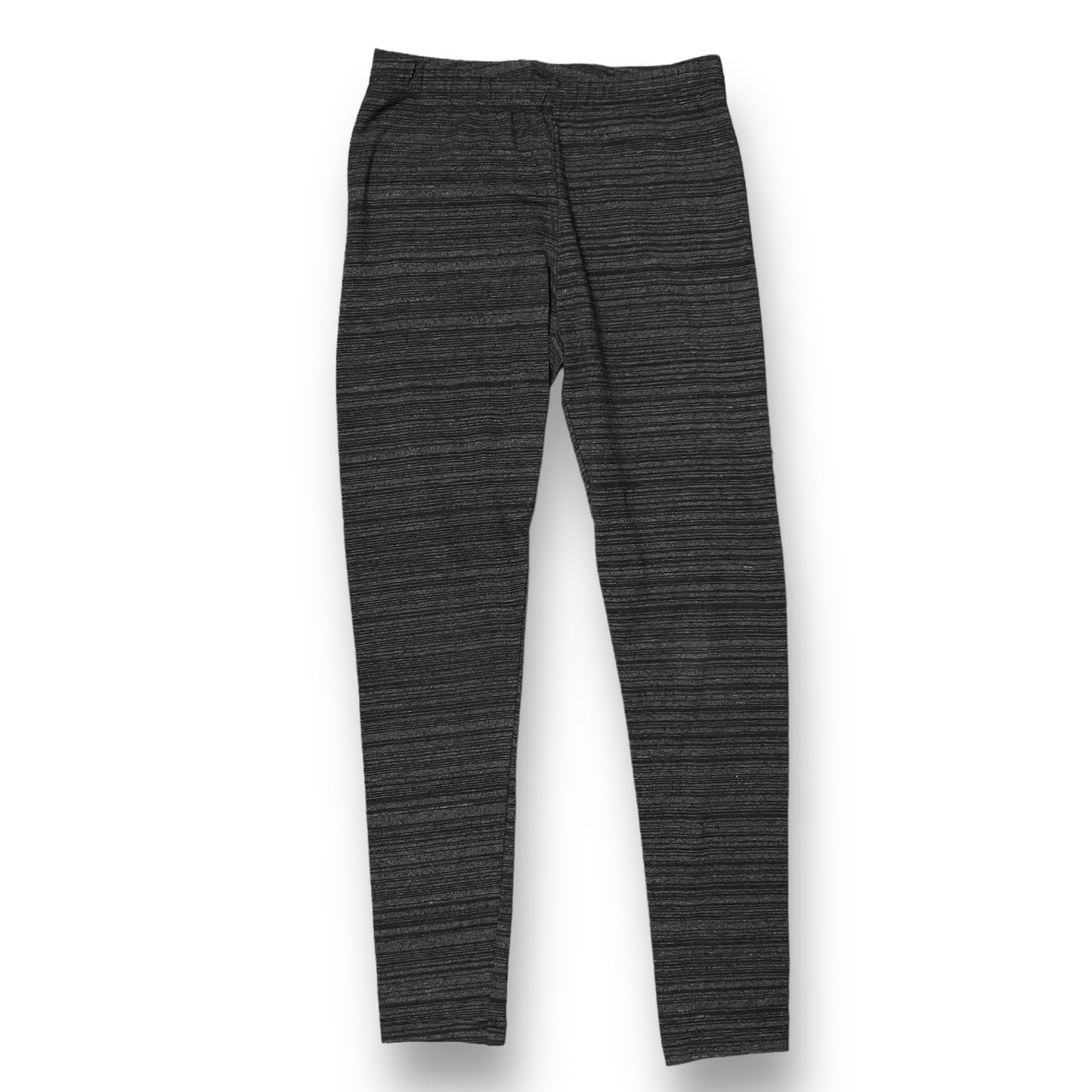 Youth Girls Size 12 Dark Gray Print Everyday Stretch Leggings