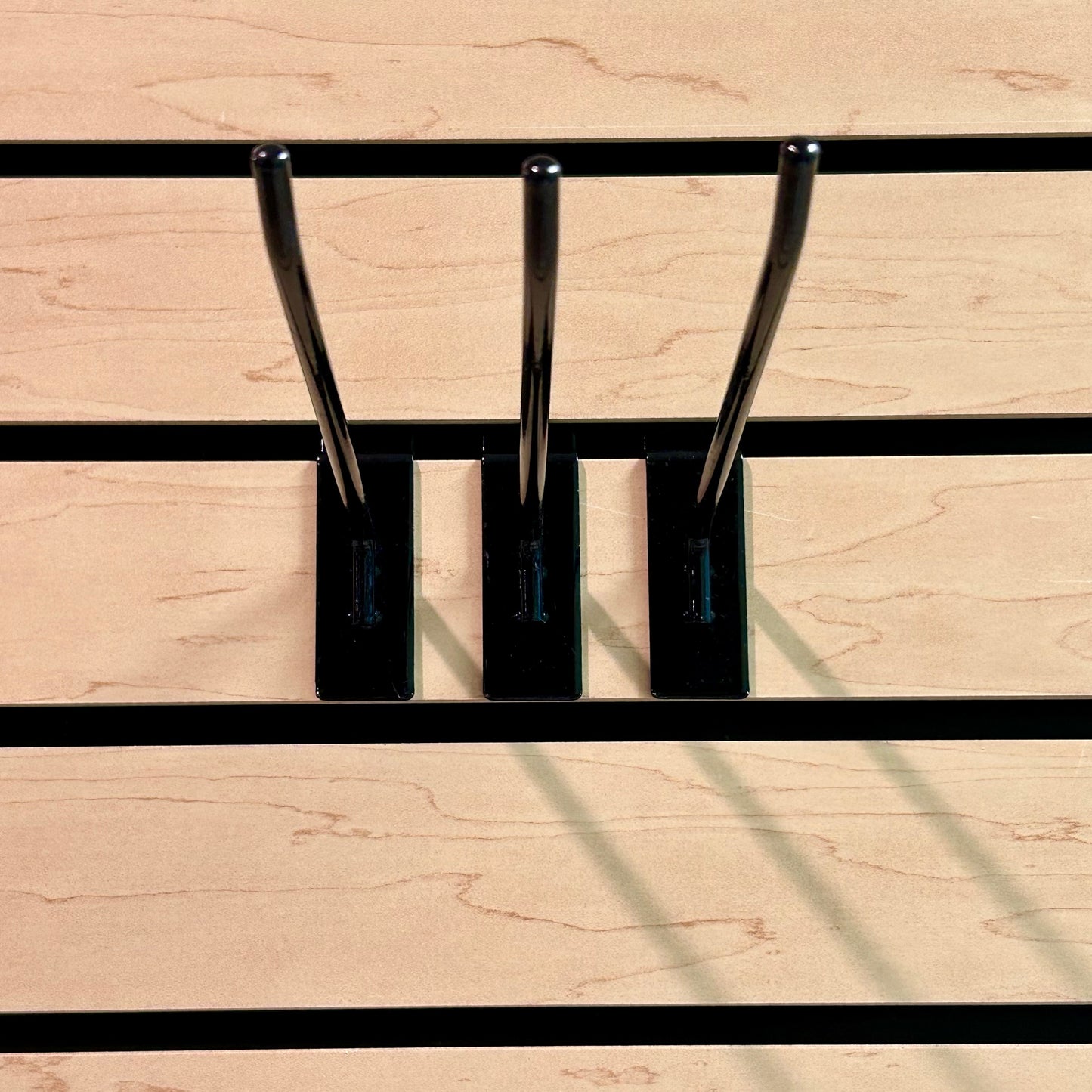 Black Slatwall Hooks 100-Pack Box Metal 10" and 12" Retail Display Mixed Lot