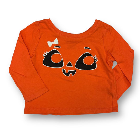 Girls Children's Place Size 6-9 Months Glow-in-the-Dark Halloween Shirt