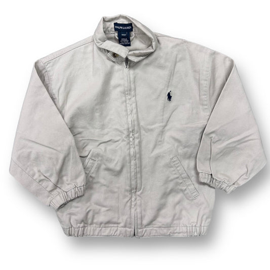 Boys Ralph Lauren Size 4T Khaki Zippered Lightweight Jacket