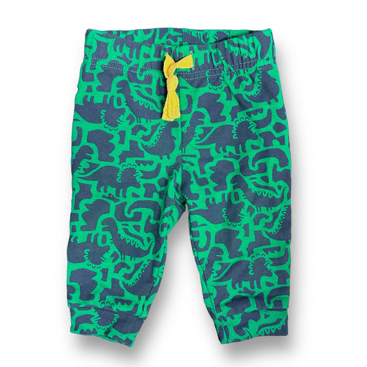 Boys First Impressions Size 3-6 Months Green & Navy Dino Print Pants