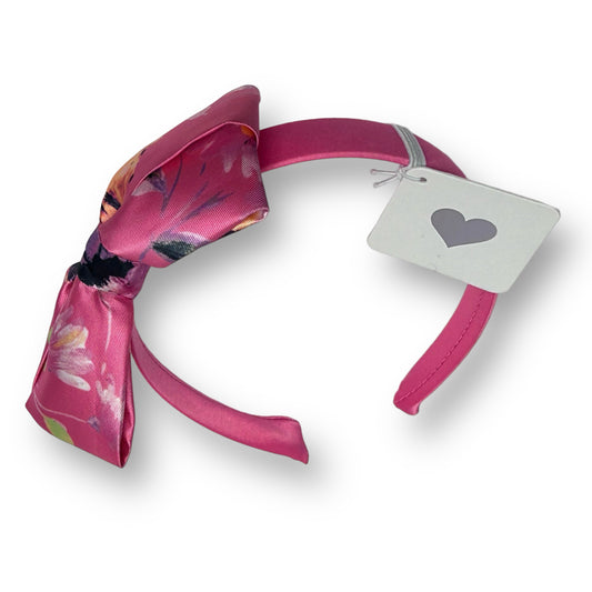 NEW! Girls Children's Place Pink Floral Bow Headband