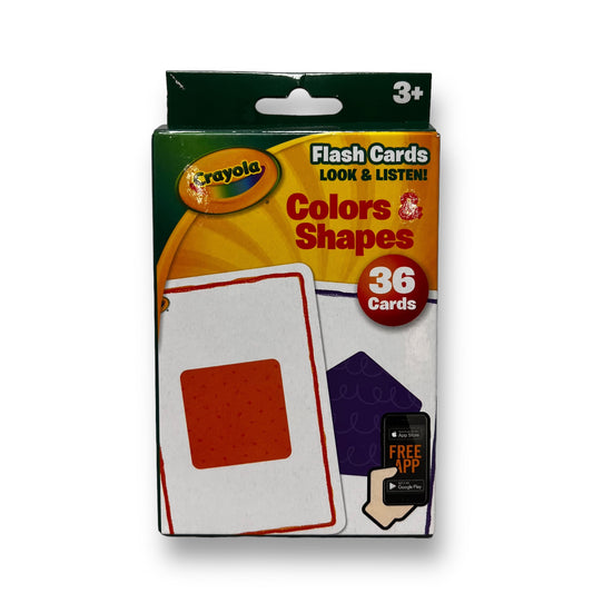 Crayola Colors & Shapes Look & Listen! Flash Cards