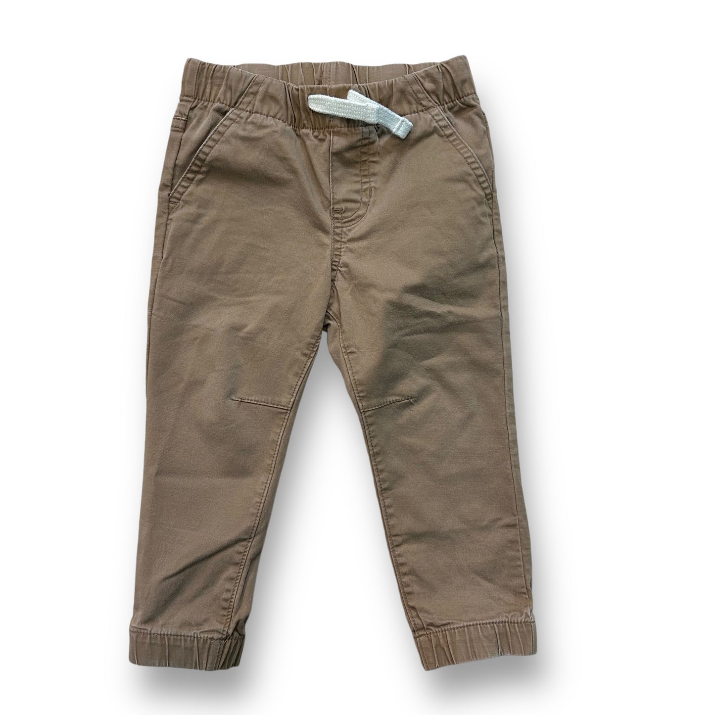 Cat & Jack Boys Size 2T Khaki Pants Drawstring Joggers