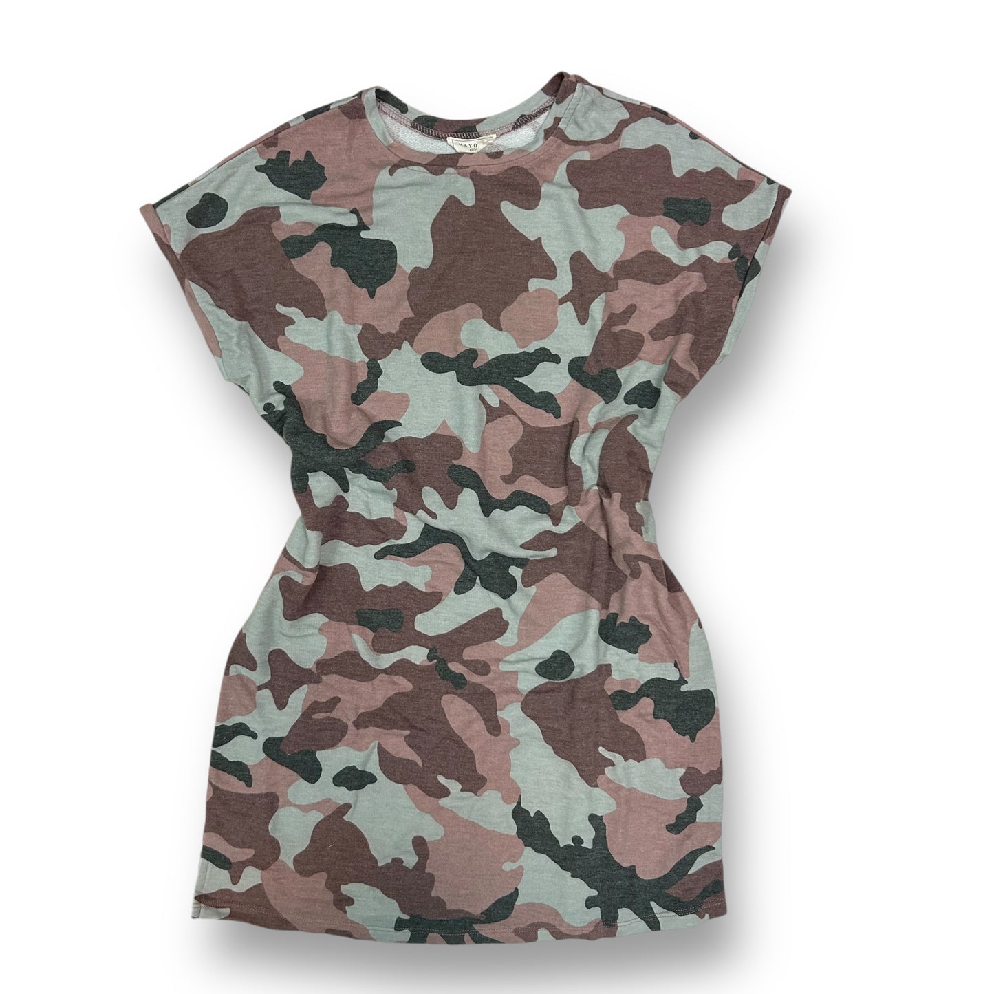 Hayden Girls Youth Size 12/14 Tie-Back Short Sleeve Camo Dress