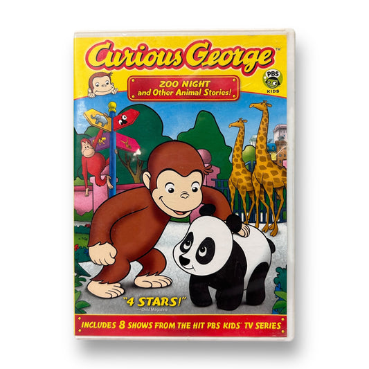 PBS Kids Curious George DVD - Zoo Night and Other Animal Stories!