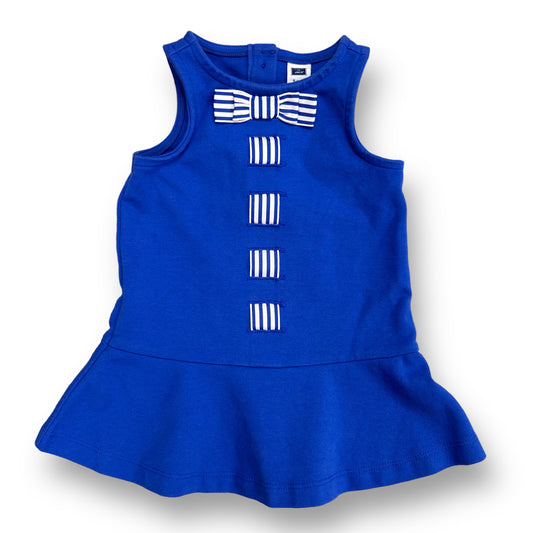 Girls Janie and Jack Size 6-12 Months Royal Blue Neoprene Dress & Bloomers