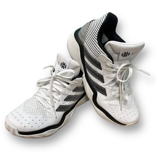 Adidas Harden Stepback Mens Size 7 White Basketball Shoes