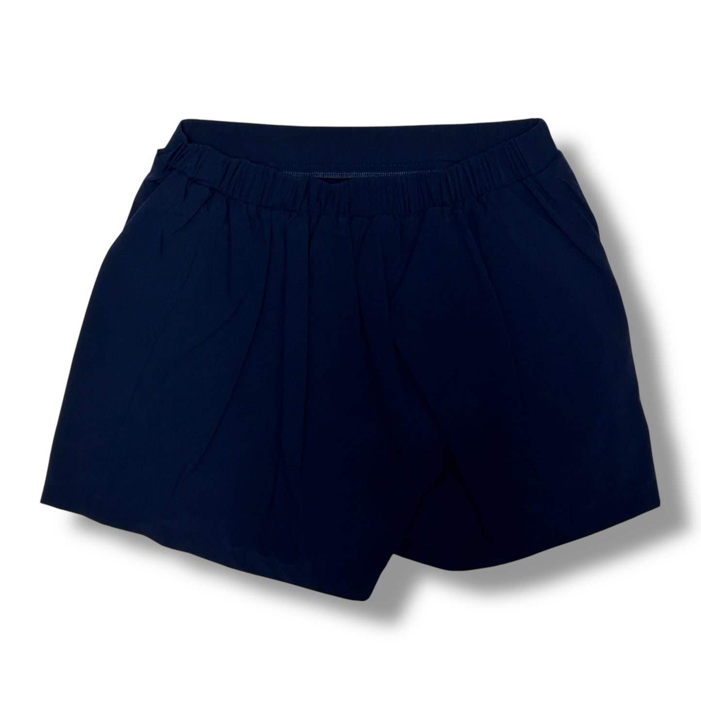 Youth Girl Size 10 Tennis Skirt Navy Elastic Waist Performance Skort