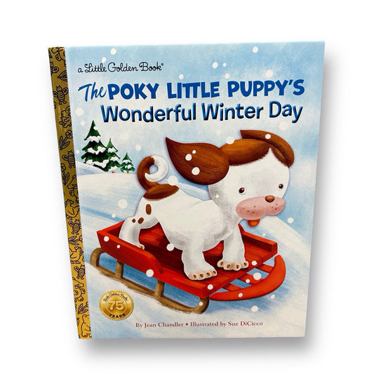 The Poky Little Puppy's Wonderful Winter Day Holiday Golden Book