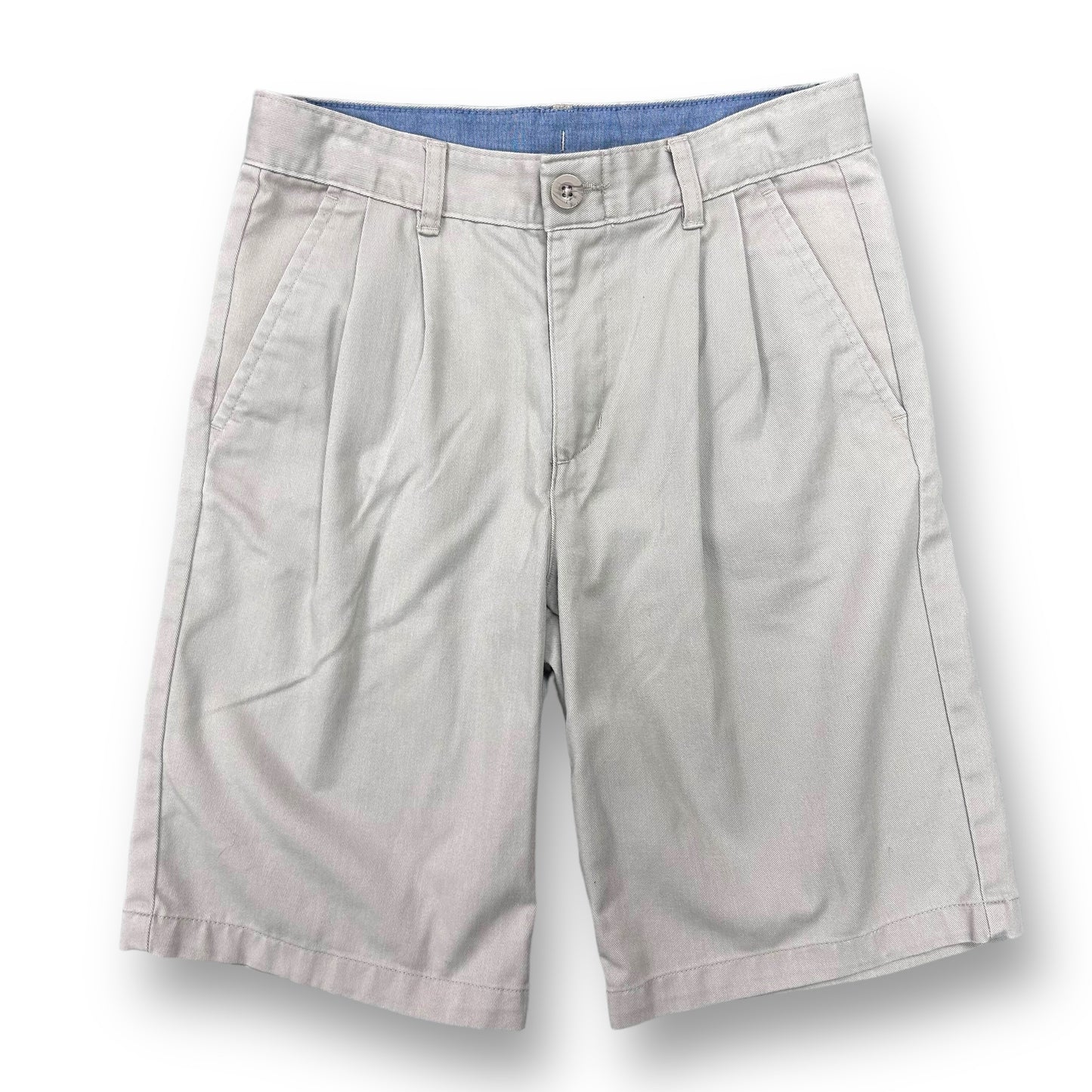 Boys Chaps Size 12 Tan Pleated Khaki Shorts