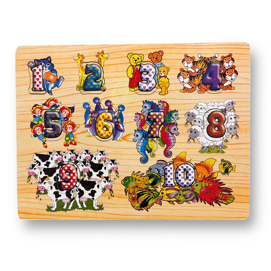 Numbers and Counting Wooden Puzzle