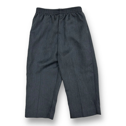 Boys Size 18 Months Charcoal Elastic Waist Dress Pants