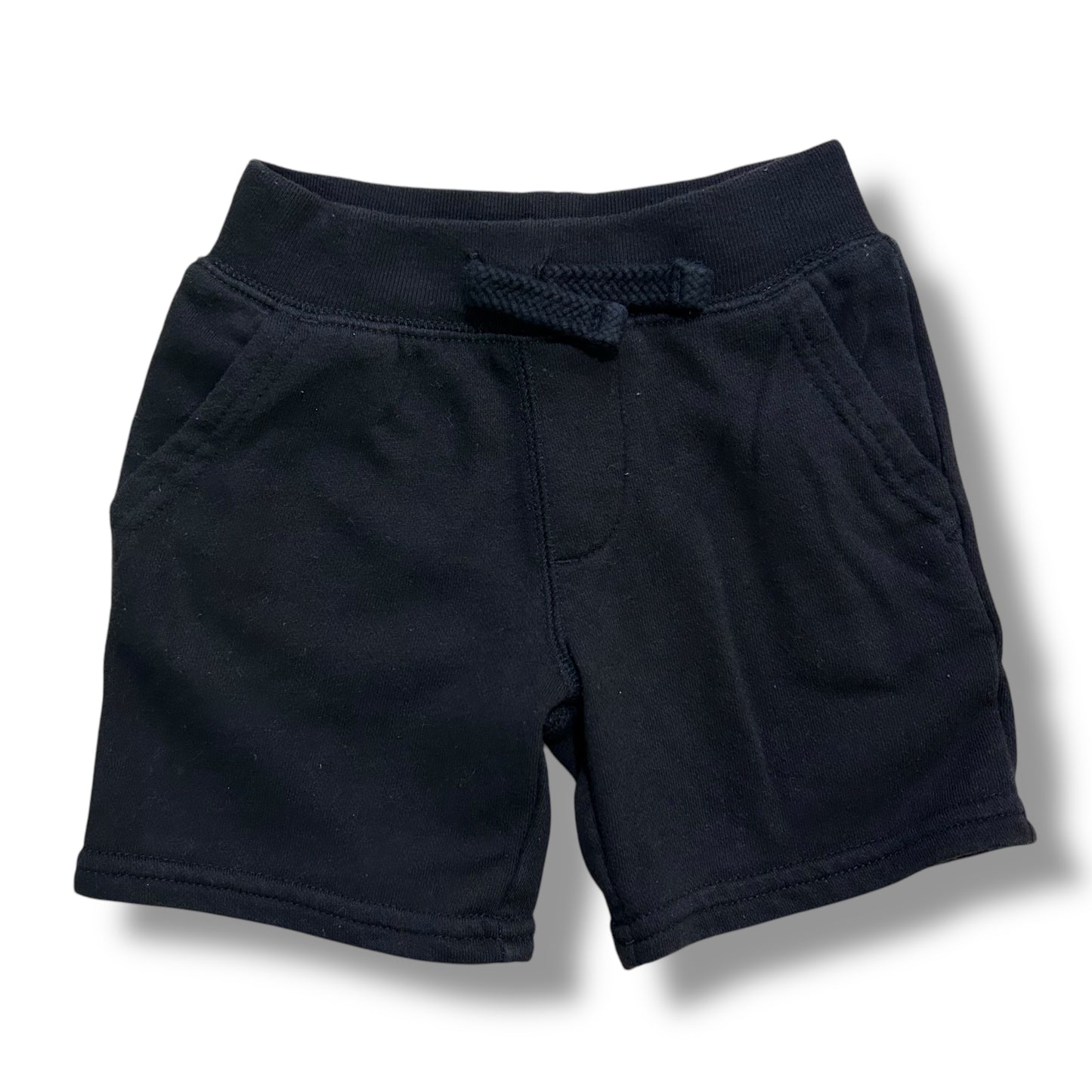 Boys Toddler Size 2T Everyday Cotton Black Pull On Shorts