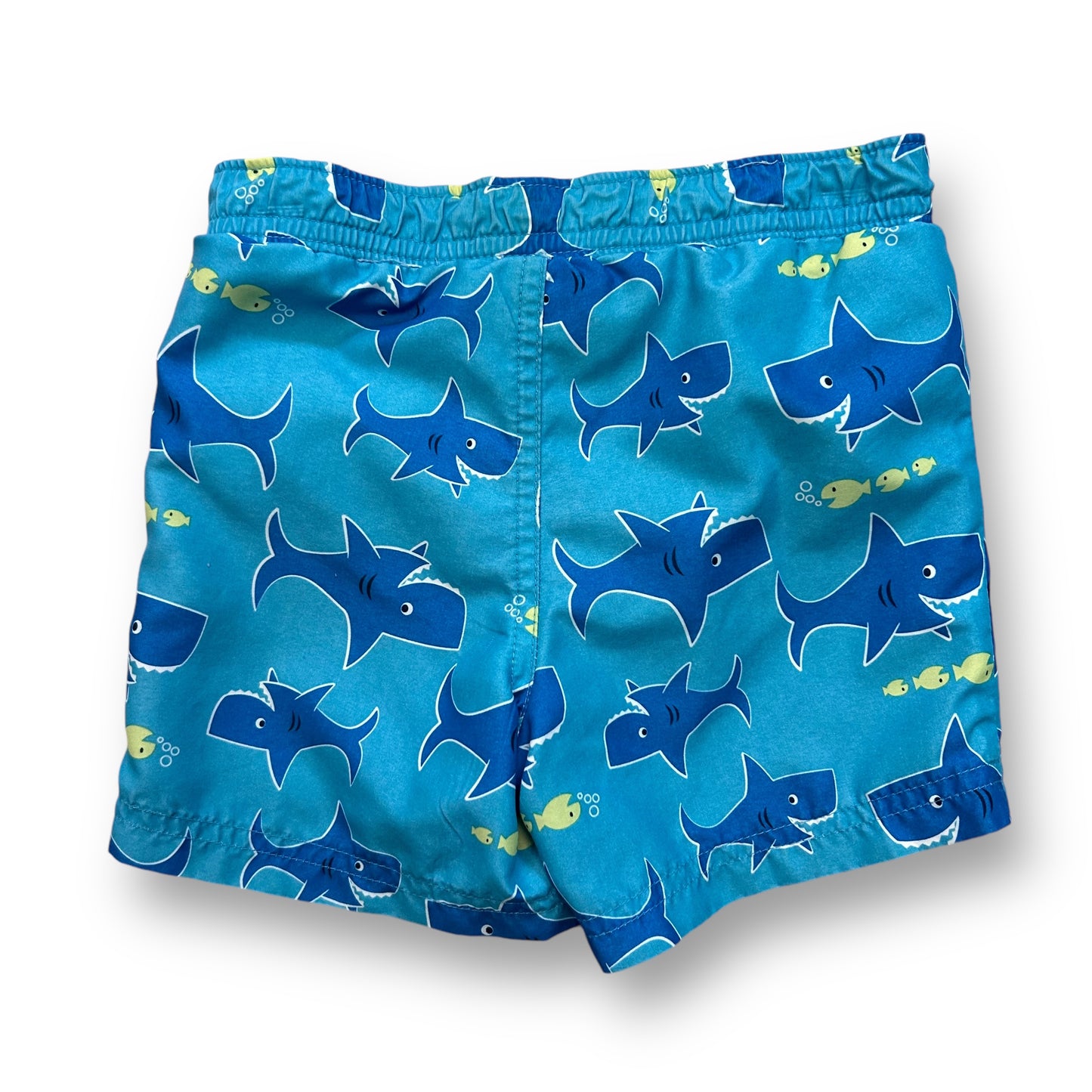 Little Me Boys Size 18 Months Blue Shark Print Toddler Swim Trunks