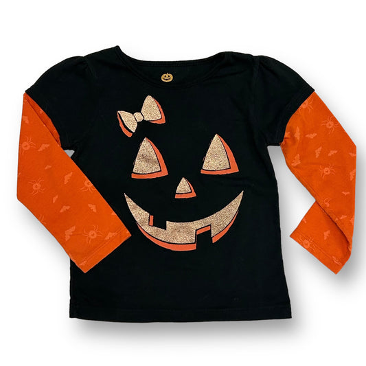 Girls Halloween Size 24 Months Jack-o-lantern Long Sleeve Shirt