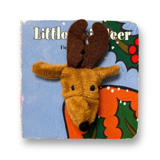 Little Reindeer Holiday Finger Puppet Board Book