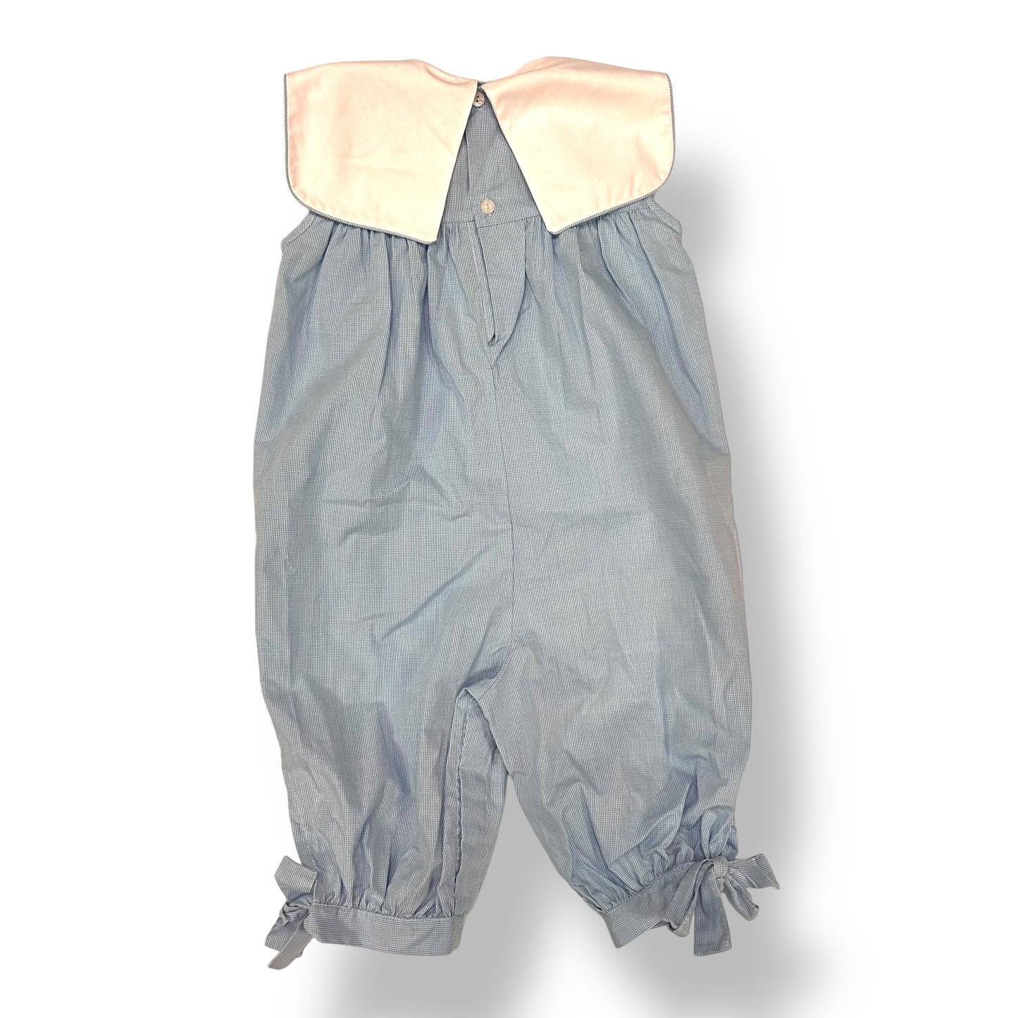 Rosalina Collection Girls Size 3T Romper: Collared with Snap Bottom