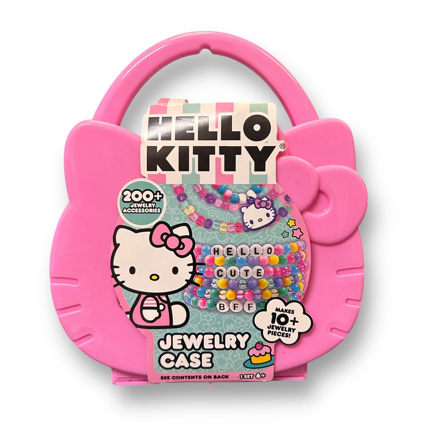 NEW! Hello Kitty Jewelry Case Beading Craft Kit