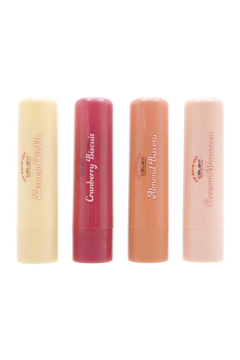 NEW! Celavi Sugar Cookie Lip Balm Set