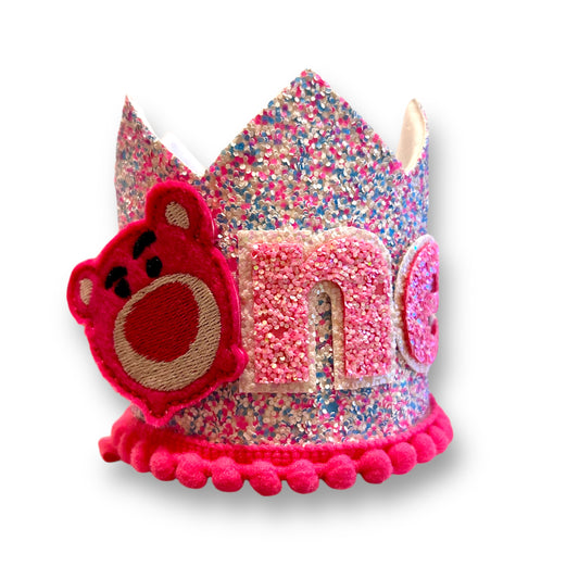 Toy Story Glitter Bear 1st Birthday Crown