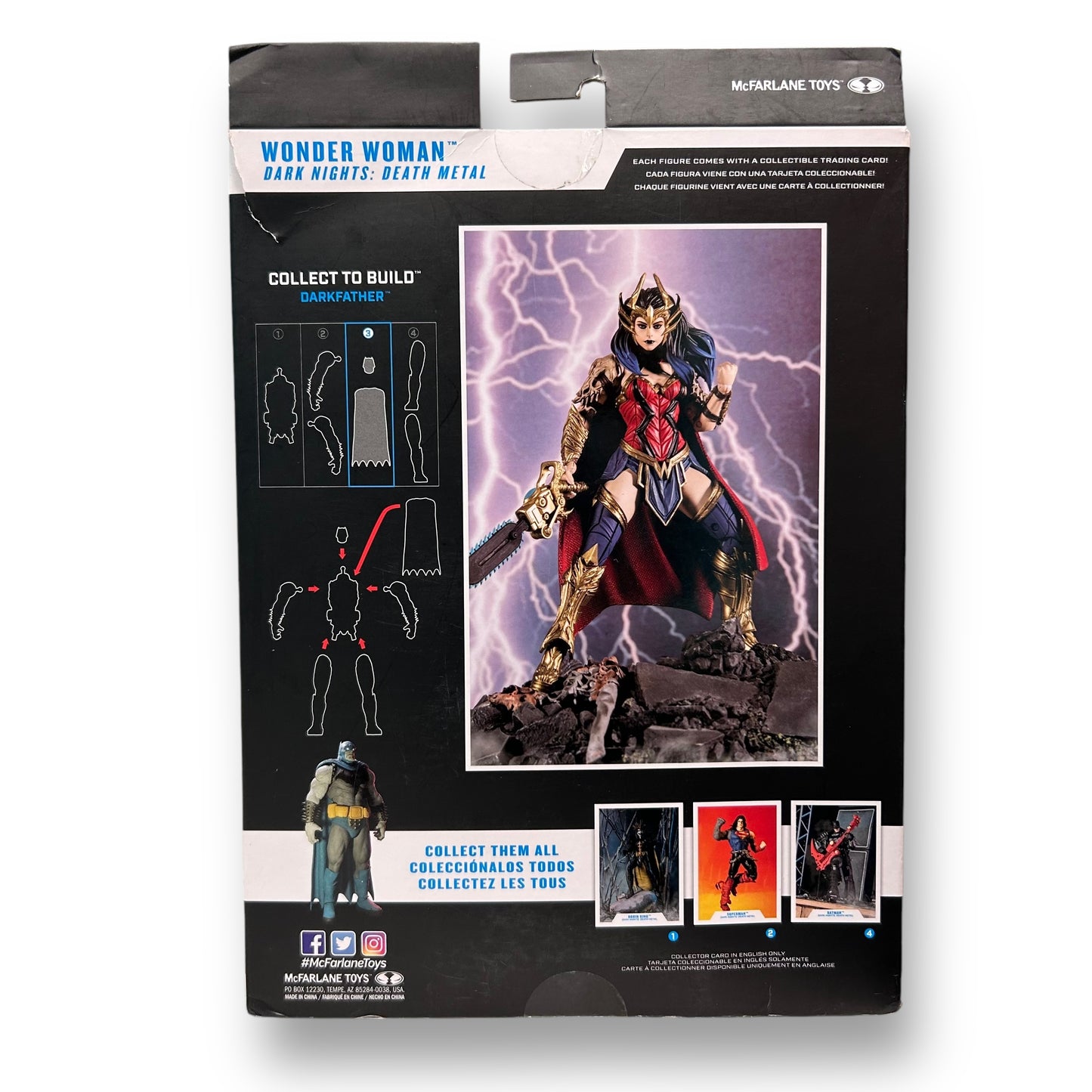 NEW! DC Multiverse Wonder Woman Dark Nights Death Metal Action Figure