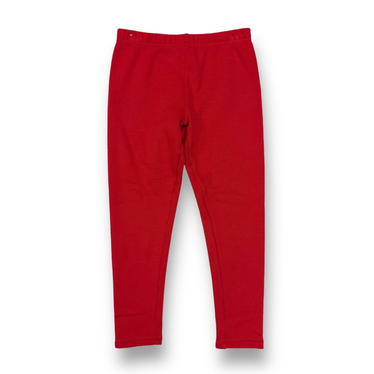 Girls Size 8 Fleece Lined Red Sweatpants with Elastic Waist