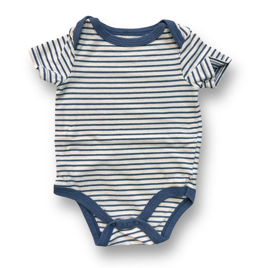 Cat & Jack Baby Boy 3-6 Months Navy and White Striped Short Sleeve Bodysuit
