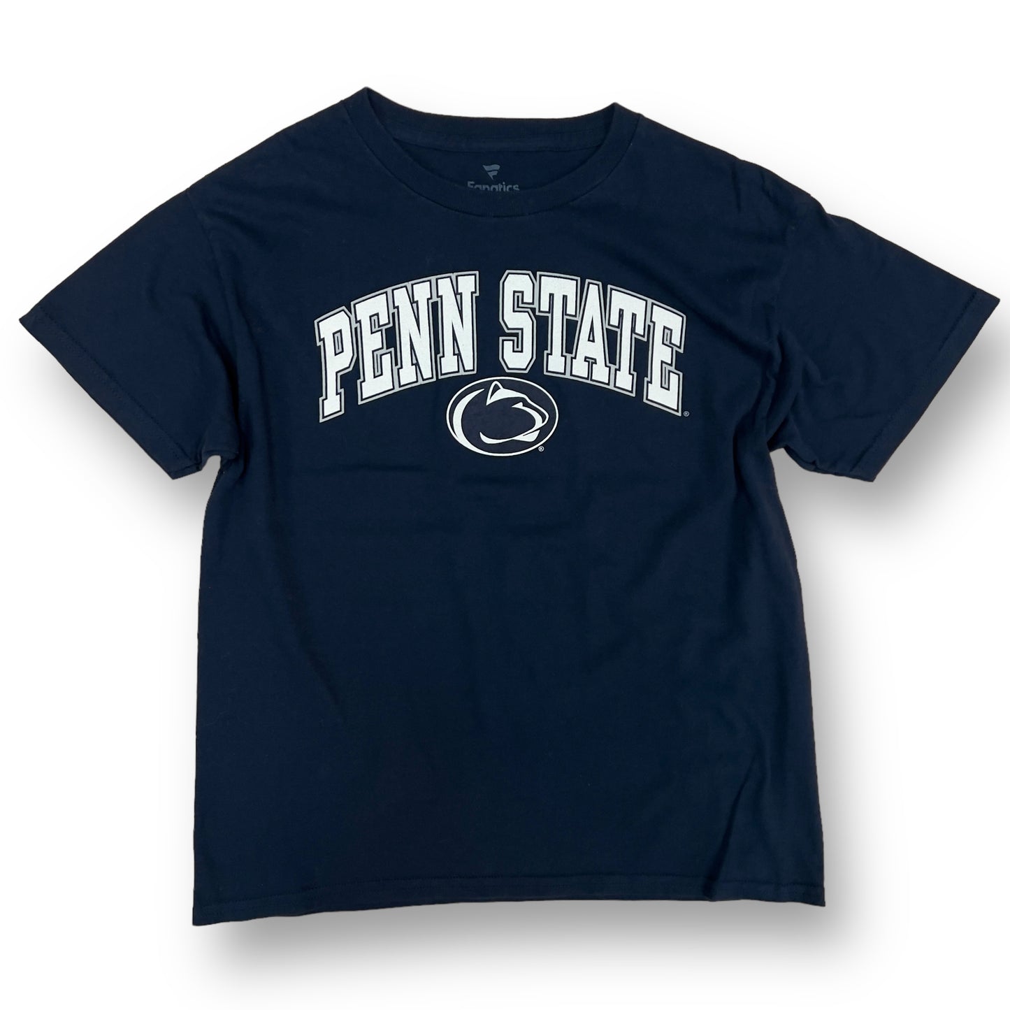 Penn State Youth Size 14 Navy Short Sleeve College Football Tee
