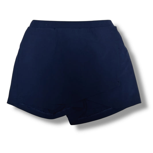 Youth Girl Size 10 Tennis Skirt Navy Elastic Waist Performance Skort
