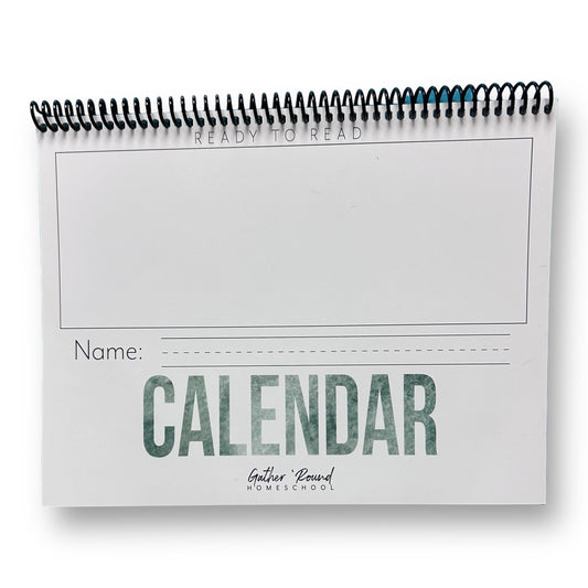 Gather 'Round Homeschool: Ready to Read Blank Calendar