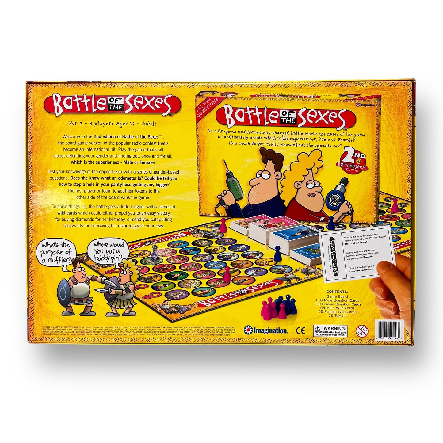 Battle of the Sexes Board Game, 2nd Edition