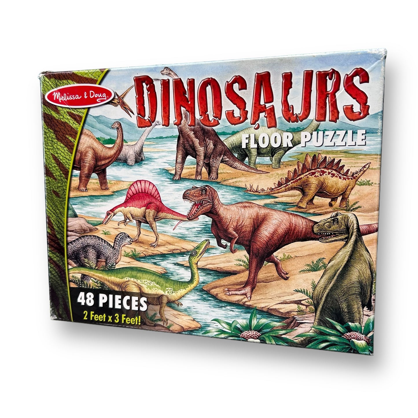 Melissa & Doug 48-Pc Jumbo Dinosaur Floor Puzzle