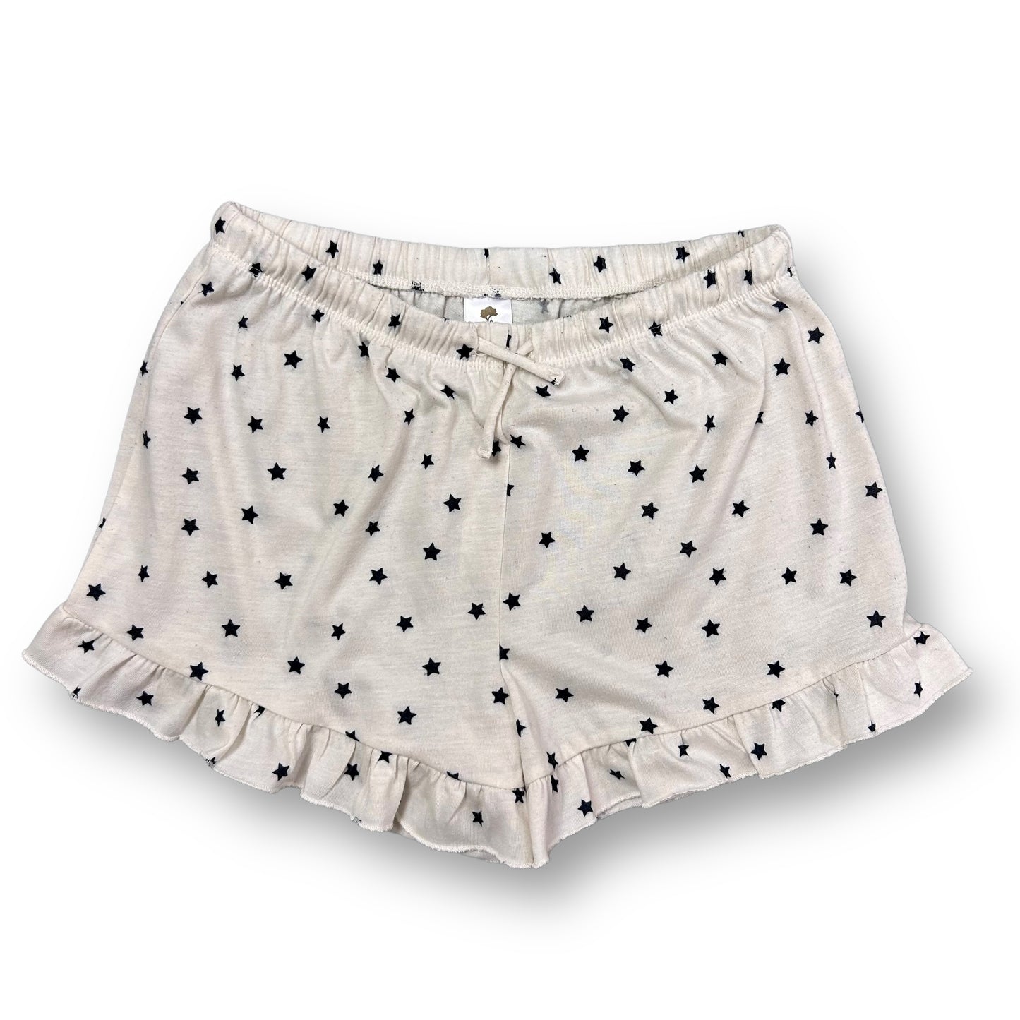 Girls Tucker Tate Size 10/12 L Cream Star Print Pajama Shorts