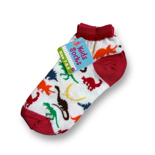 NEW! Boys Size Toddler 7-8.5 Dinosaur Socks, 1-Pair