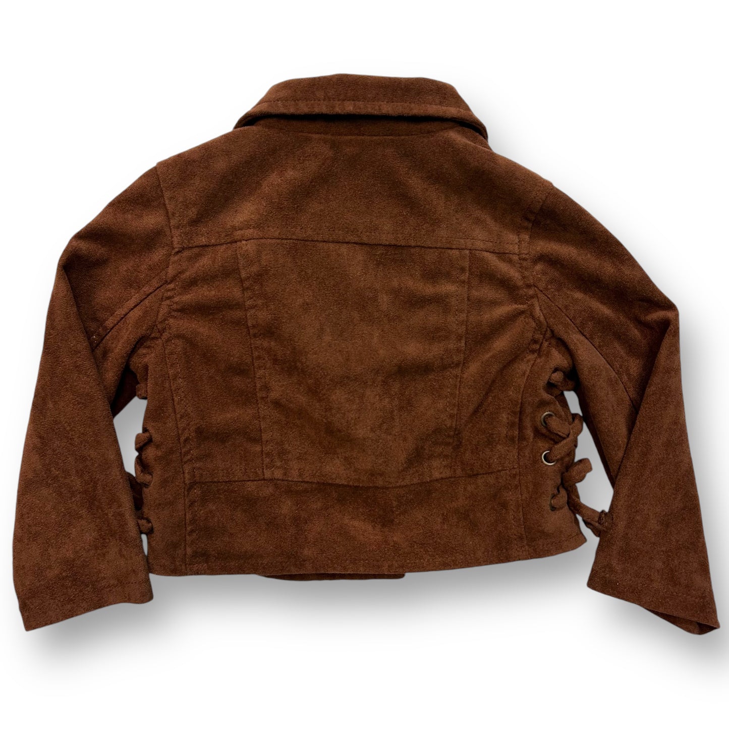 OshKosh Toddler Girls Size 18 Months Brown Suede Jacket