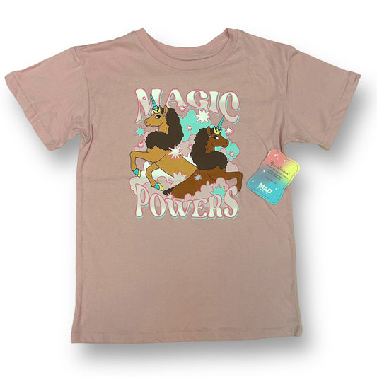 NEW! Girls Size 10/12 Youth Magic Powers Short Sleeve Unicorn Tee