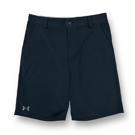 Boys Under Armour Size 14/16 Black Adjustable Fit Performance Golf Shorts