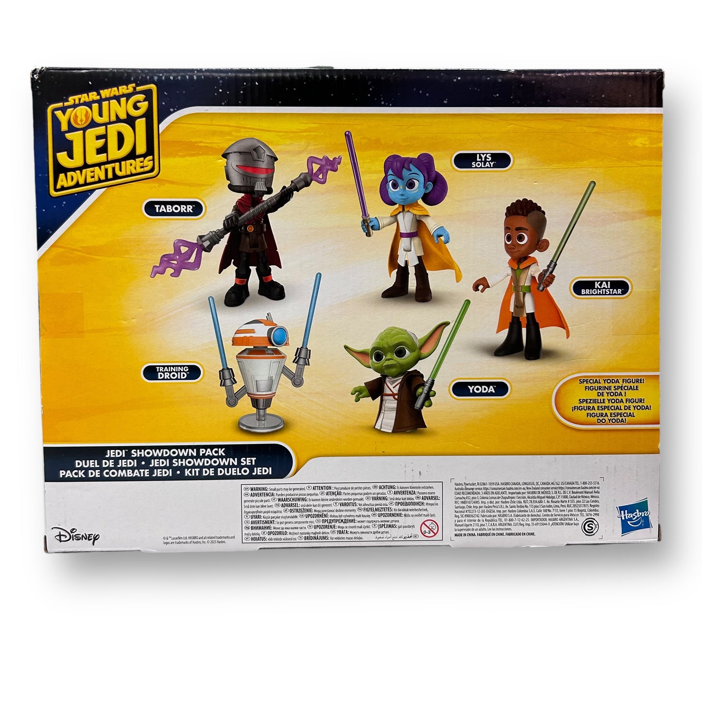 NEW! Hasbro Disney Star Wars Young Jedi Adventures 5 Figures Showdown Pack