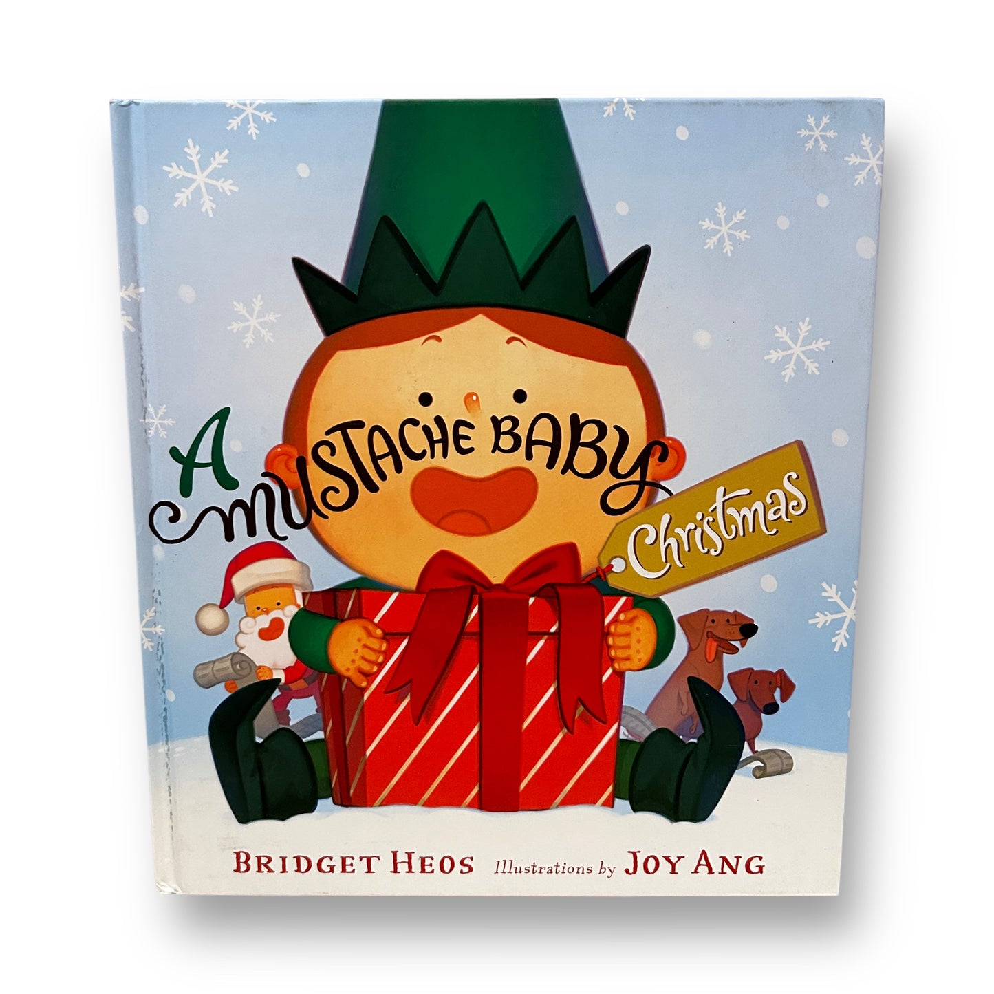 A Mustache Baby Christmas Hardcover Holiday Book