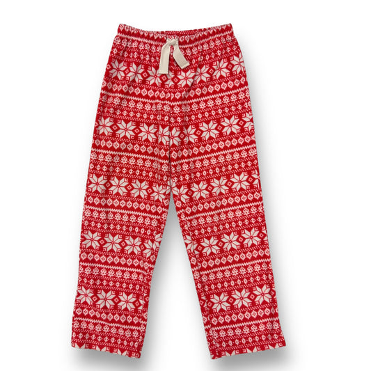 Girls Carter's Size 7 Red & White Fleece Pajama Bottoms