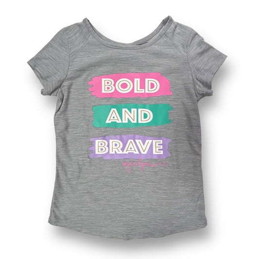 Girls Members Mark Size 10/12 Bold and Brave Open Back Activewear Top