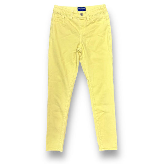 Girls Arizona Size 10 Yellow Adjustable Waist Stretch Jean Jeggings