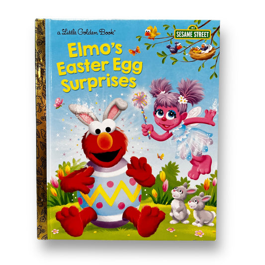 Elmo's Easter Egg Suprises Holiday Golden Book
