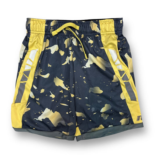 Boys Russell Size 10/12 YLG Gray & Yellow Athletic Shorts